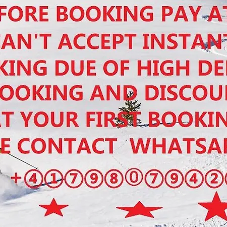 Contact Us At What App - 0041-798-079-427 To Book!! Chalet Ebne Nogentil 1850